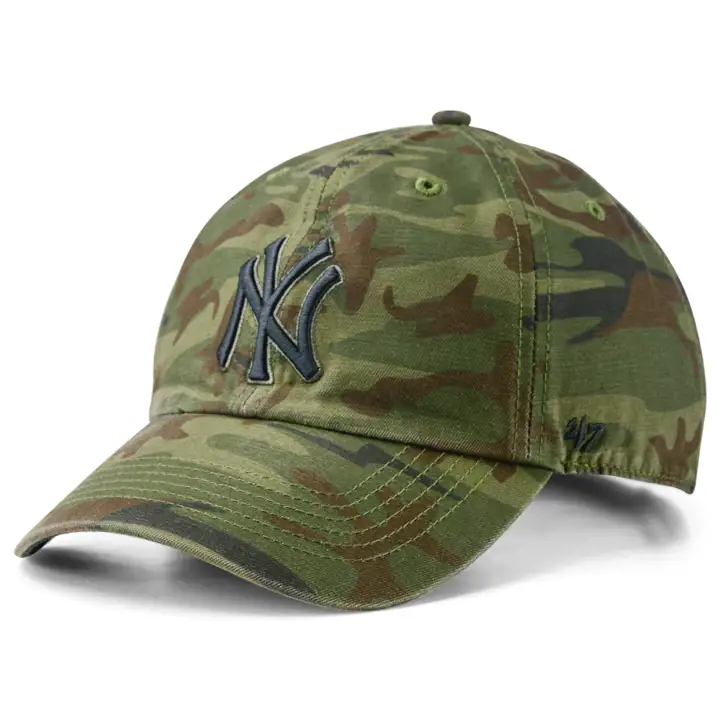 Casquette Yankees MLB Regiment 47 Clean Up camouflage bois
