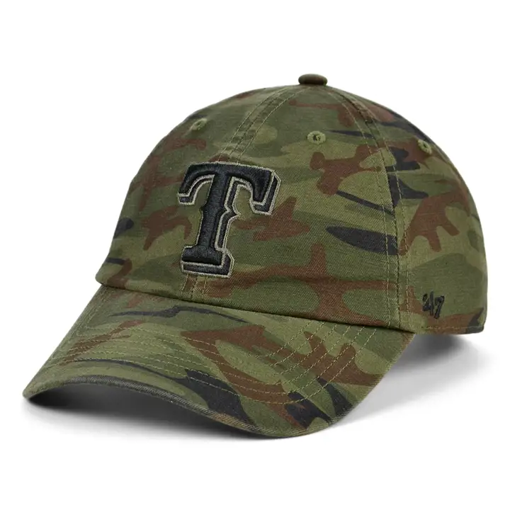 TEXAS RANGERS MLB Regiment 47 Clean Up CAMOUFLAGE BOIS