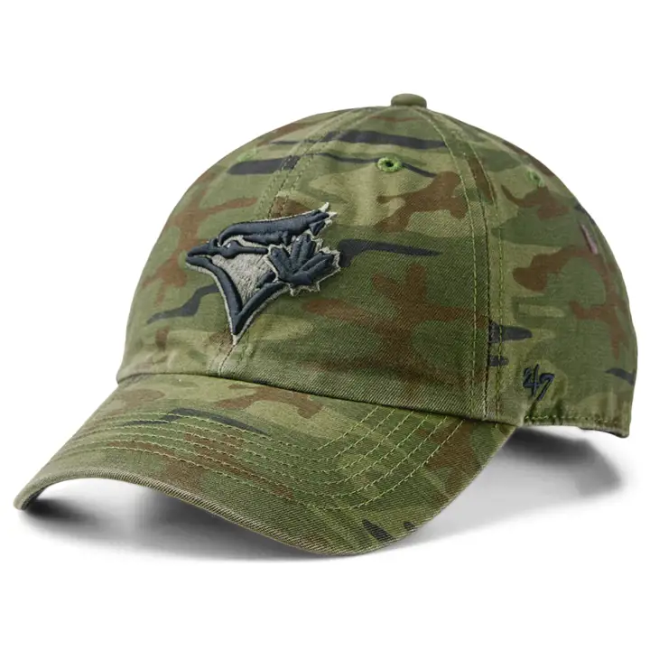 Blue Jays MLB Regiment 47 Clean Up camouflage forestier