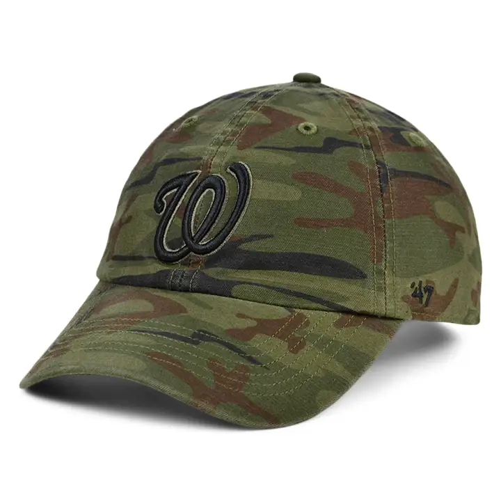WASHINGTON NATIONALS MLB Casquette 47 Clean Up WOODLAND