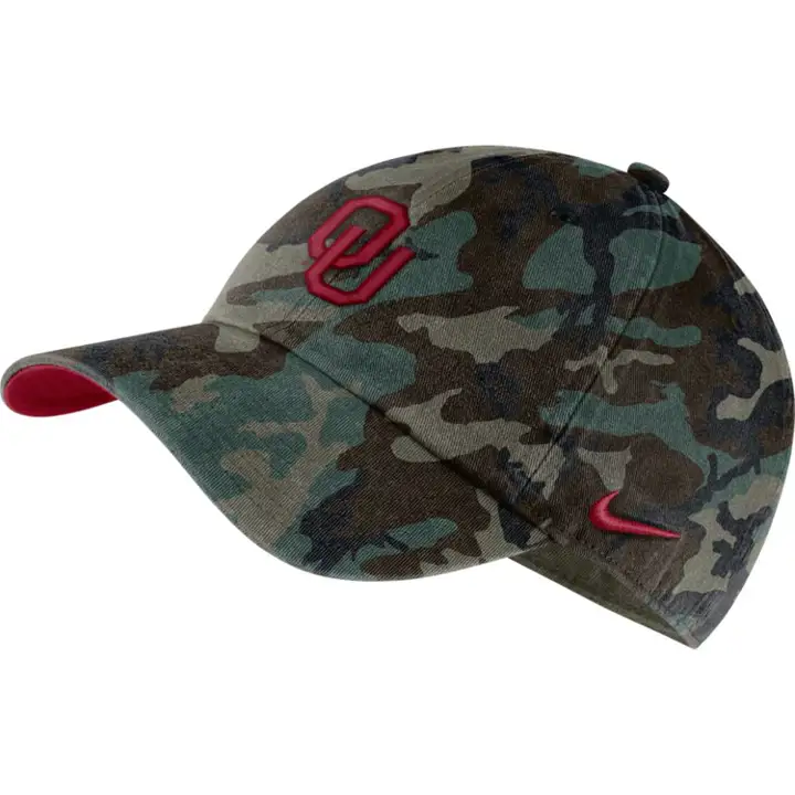 Oklahoma Sooners NCAA NK H86 Washed Camo CAMO