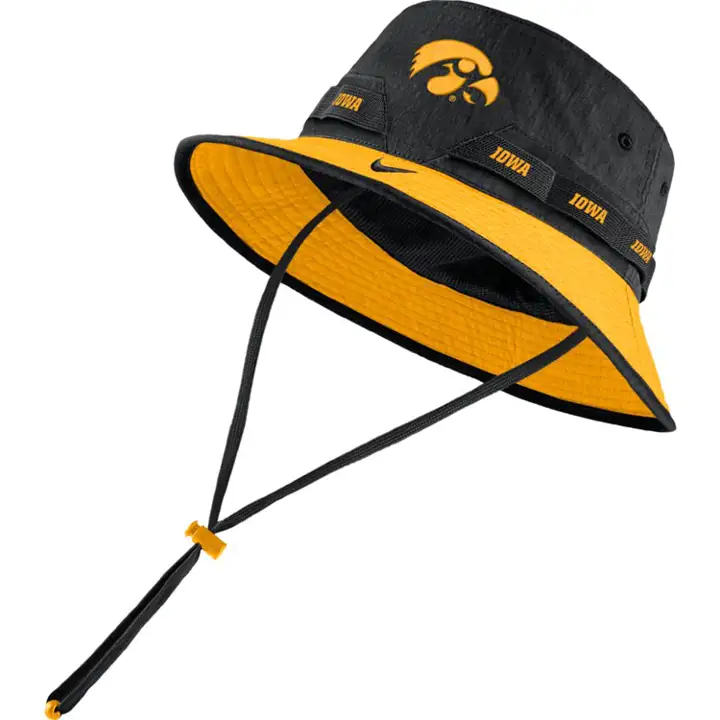 Iowa Hawkeyes NCAA NK Bucket SDLN 20 NOIR/OR