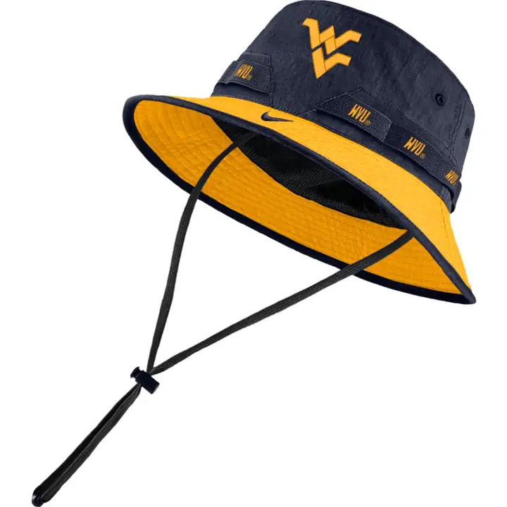 West Virginia Mountaineers NCAA NK Bucket SDLN 20 MARINE/OR