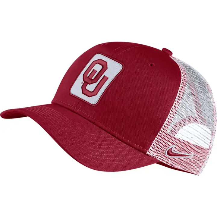 Oklahoma Sooners NCAA NK Patch Trucker CRIM/BLANC