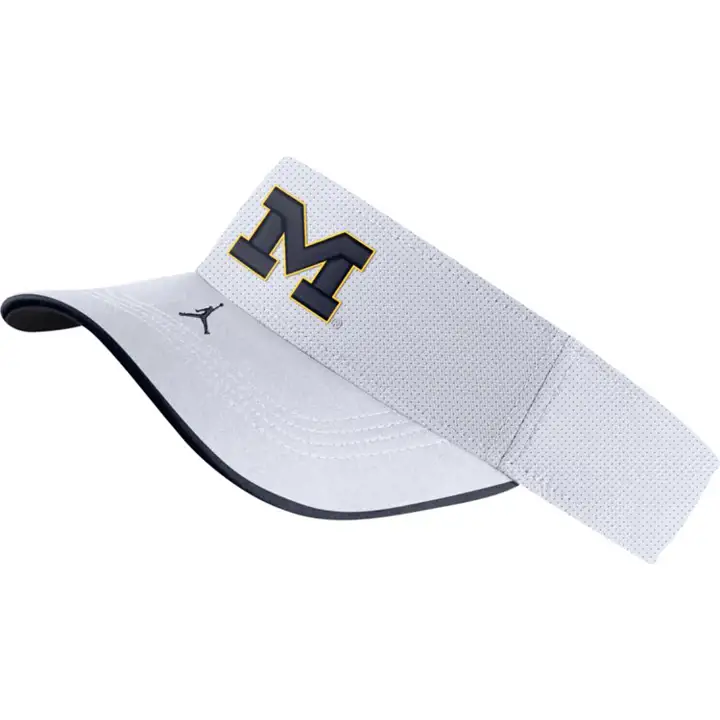 Michigan Wolverines NCAA NK Jordan Visor SDLN 20 WHT
