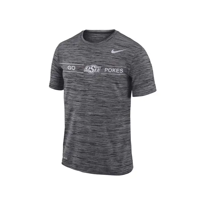 T-shirt Velocity légende NCAA des Cowboys d'Oklahoma State 20 DKGRY