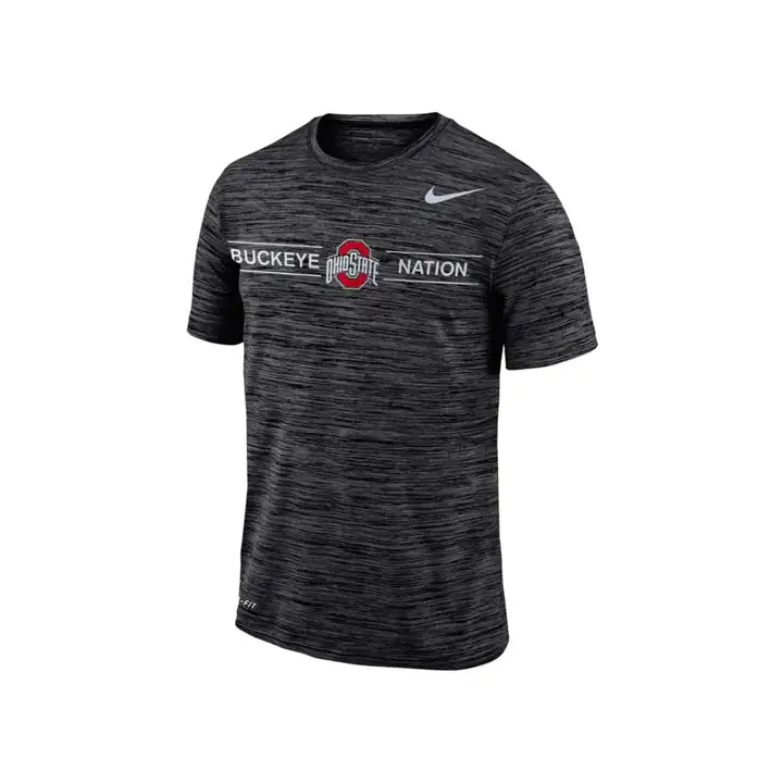 T-shirt Velocity Legend NCAA Buckeyes de l'Ohio State 20 noir