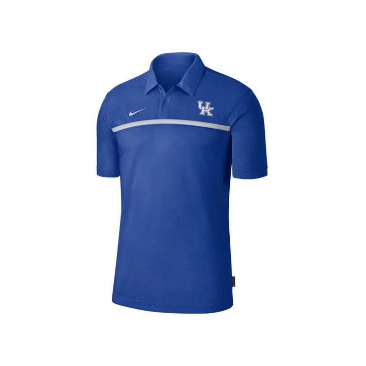 Kentucky Wildcats Polo d'entraîneur NCAA sideline 20 RBL/WHT