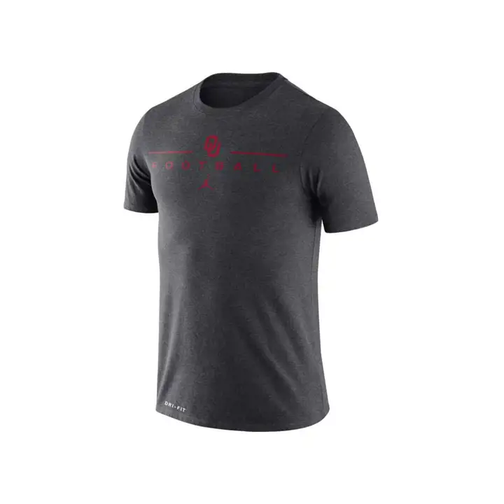 T-shirt Oklahoma Sooners NCAA Icon Wordmark 20 ROUGE