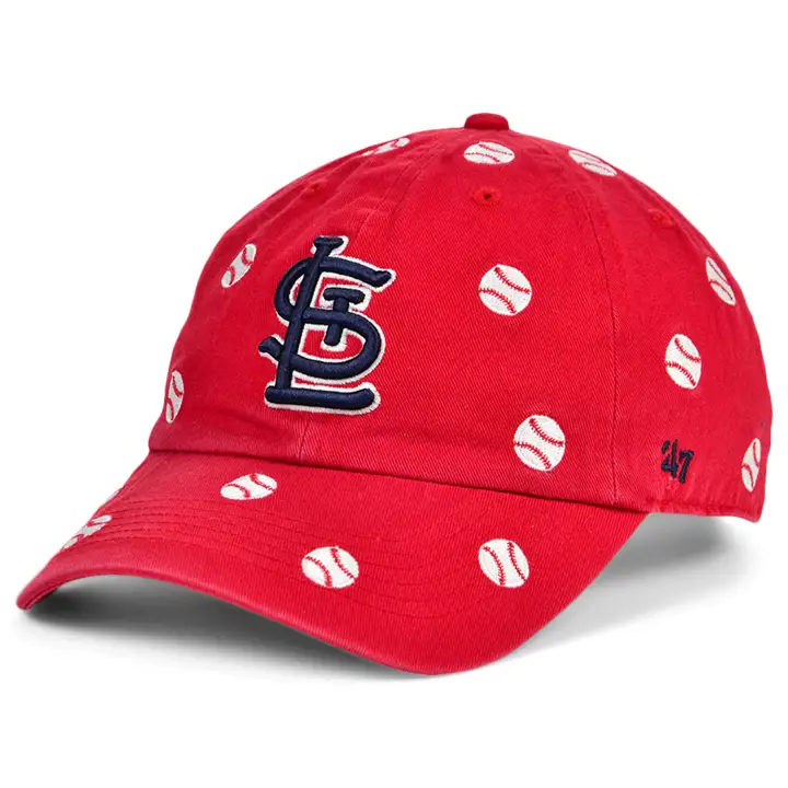 St. Louis Cardinals MLB Casquette réglable Femme Confetti Rouge