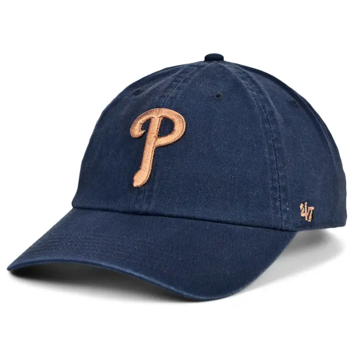 Philadelphia Phillies MLB Femme Metallic Clean Up marine