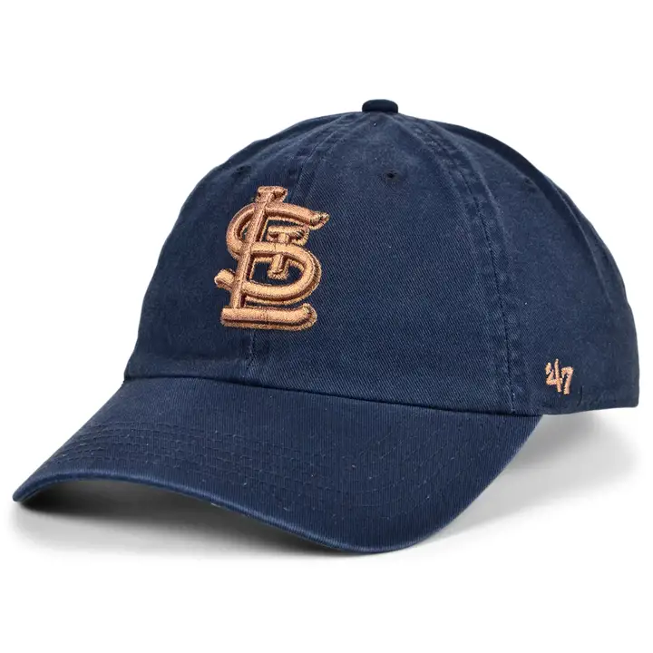 Casquette Femme St. Louis Cardinals MLB Metallic Clean Up marine