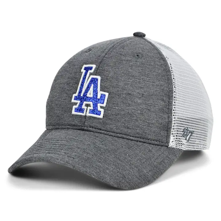 Casquette Trucker Los Angeles Dodgers MLB Femme Space Glitta blanc