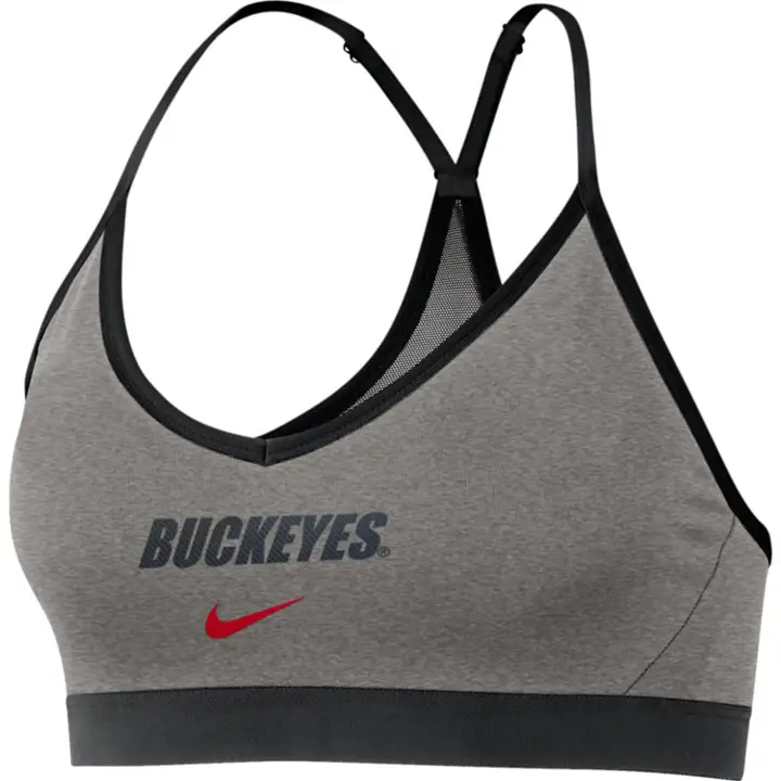 Soutien-gorge de sport Indy Ohio State Buckeyes NCAA pour femme 20 GRIS