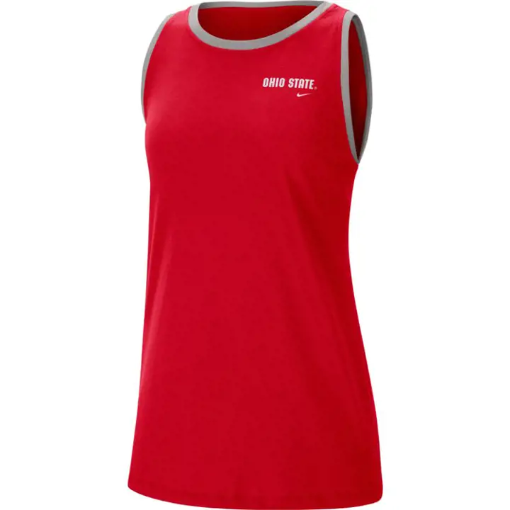 Débardeur Ohio State Buckeyes NCAA col montant femme 20 ROUGE