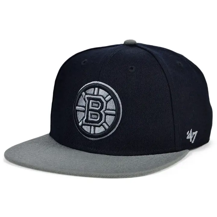 BOSTON BRUINS NHL Casquette No Shot 2 tons noir/gris