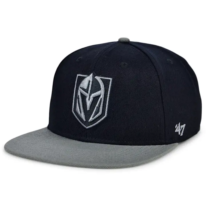 VEGAS GOLDEN KNIGHTS LNH Sans tir Bicolore NOIR/GRIS