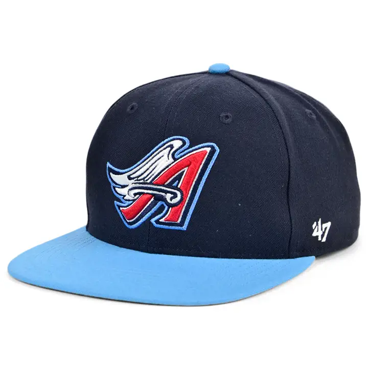ANAHEIM ANGELS MLB COOP SHOT SNAPBACK MARINE/BLEU CIEL