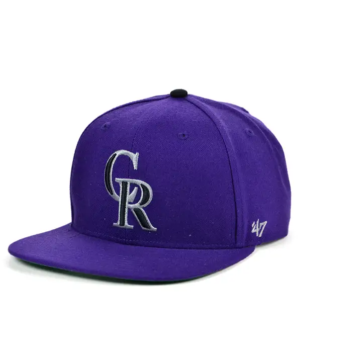 CASQUETTE SNAPBACK COOP SHOT MLB COLORADO ROCKIES VIOLET