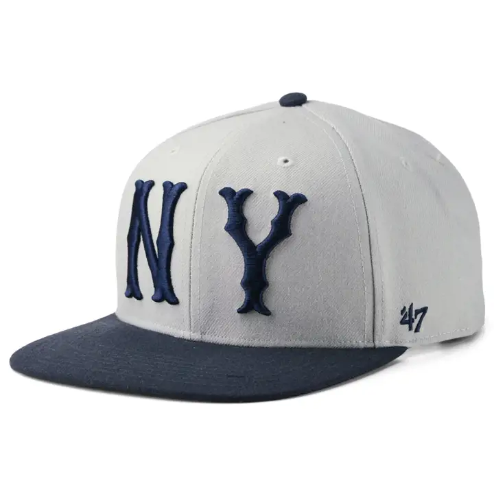 CASQUETTE SNAPBACK MLB COOP SHOT NEW YORK YANKEES GRIS/BLEU MARINE