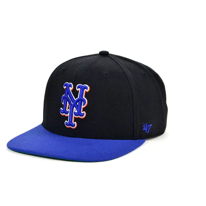 CASQUETTE SNAPBACK NEW YORK METS MLB COOP SHOT NOIR/BLEU ROI