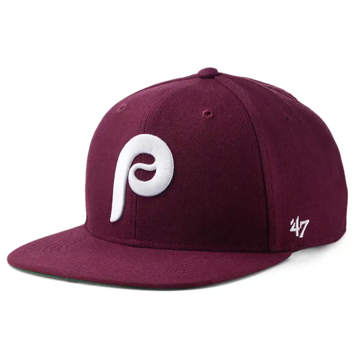 CASQUETTE DE LA MLB PHILADELPHIA PHILLIES COOP SHOT SNAPBACK MAROON