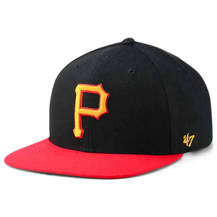 PITTSBURGH PIRATES CASQUETTE SNAPBACK MLB COOP SHOT NOIR/ROUGE