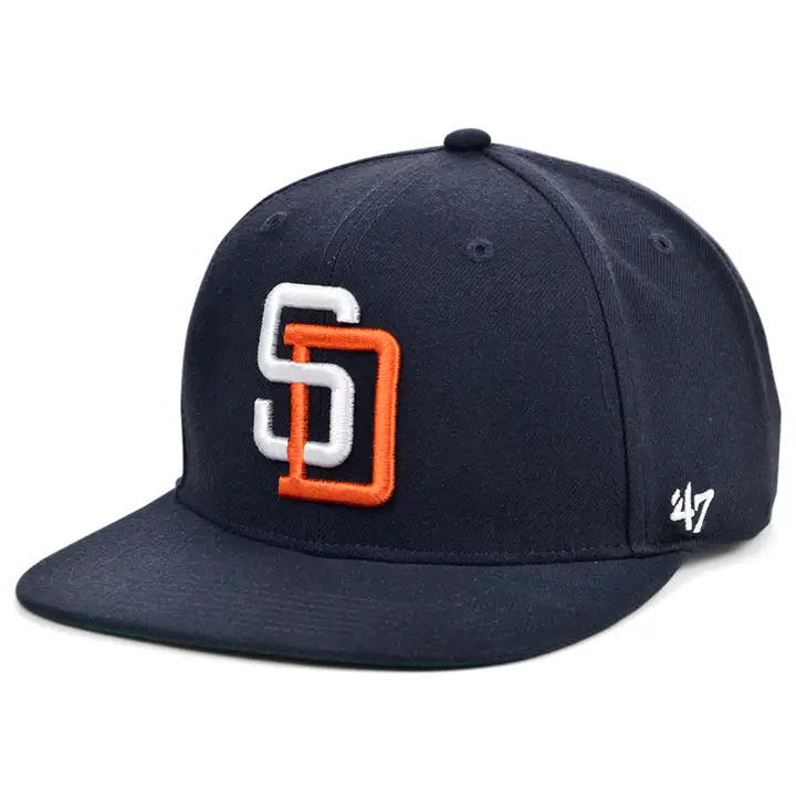 CASQUETTE À VISIÈRE PLATE SAN DIEGO PADRES MLB COOP SHOT BLEU MARINE