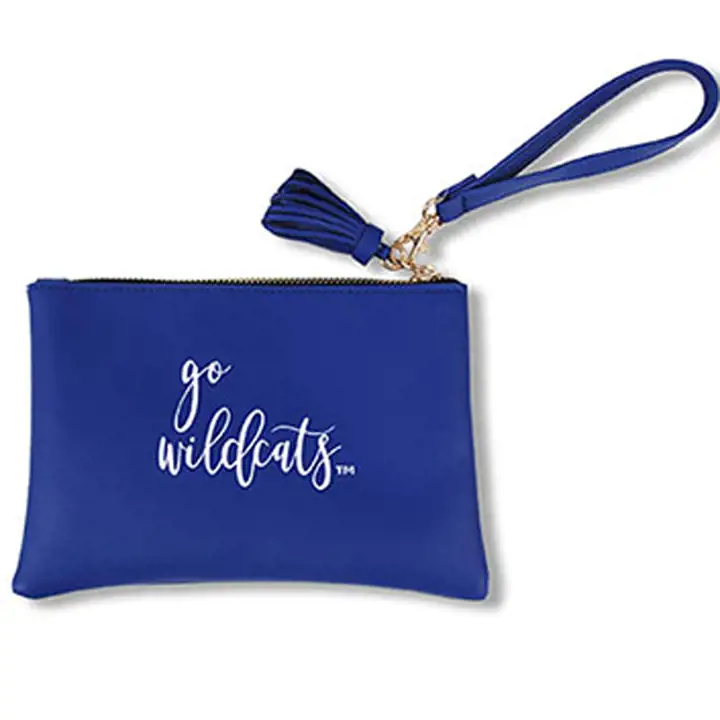 Pochette Kentucky Wildcats avec pompon bleu