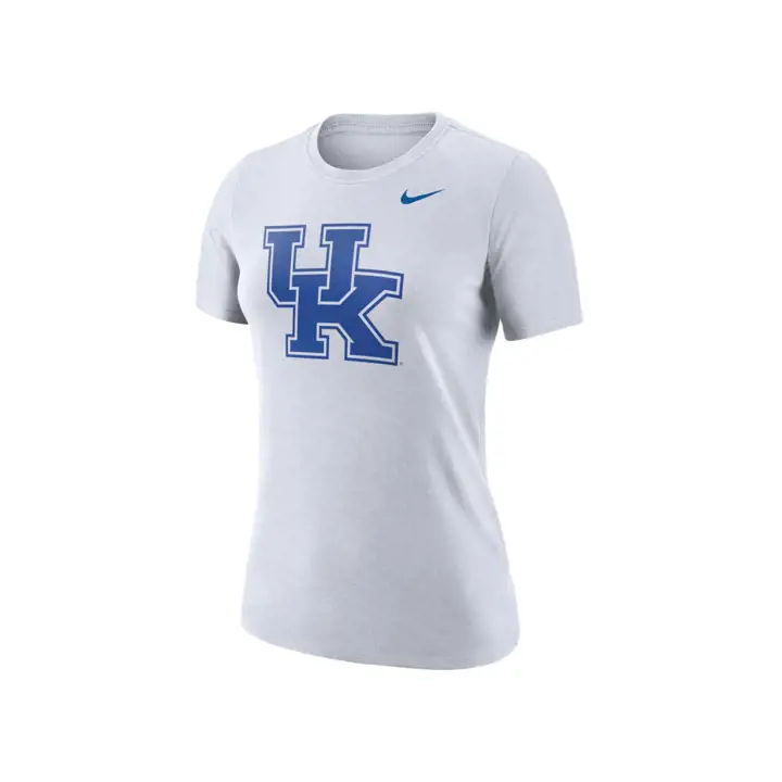 T-shirt femme Kentucky Wildcats NCAA avec logo – Blanc