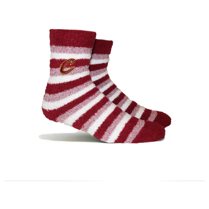 Chaussettes NBA Cleveland Cavaliers Fuzzy Steps marron