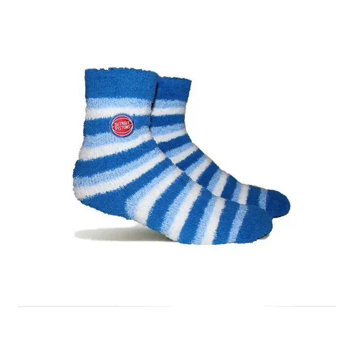 Detroit Pistons NBA Chaussette douce à marches bleues