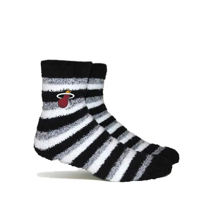 Chaussettes douillettes NBA Miami Heat noir