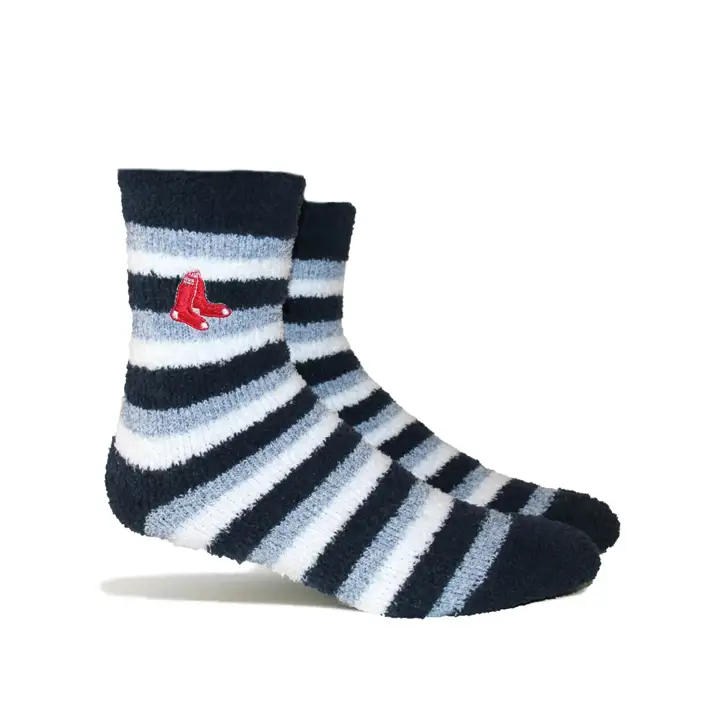 Boston Red Sox MLB Fuzzy Steps Chaussettes bleu marine