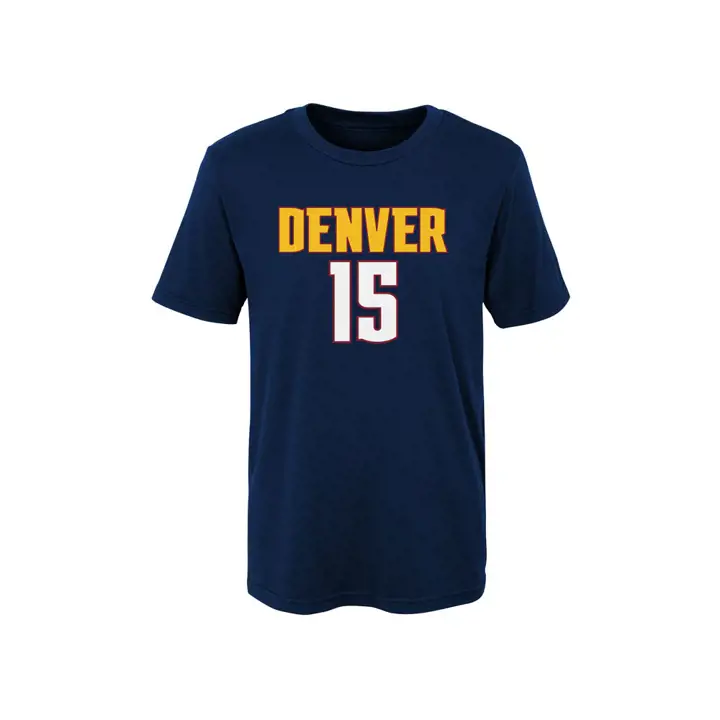 T-Shirt NBA Enfant Nuggets Plat N&N Nikola Jokic bleu