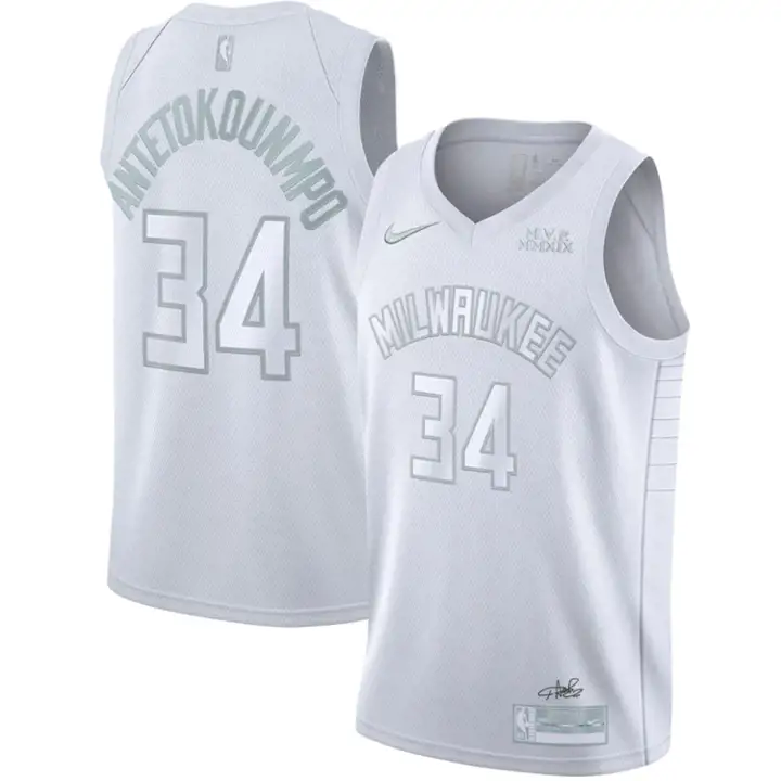 Maillot Authentique MVP NBA Milwaukee Bucks Giannis Antetokounmpo