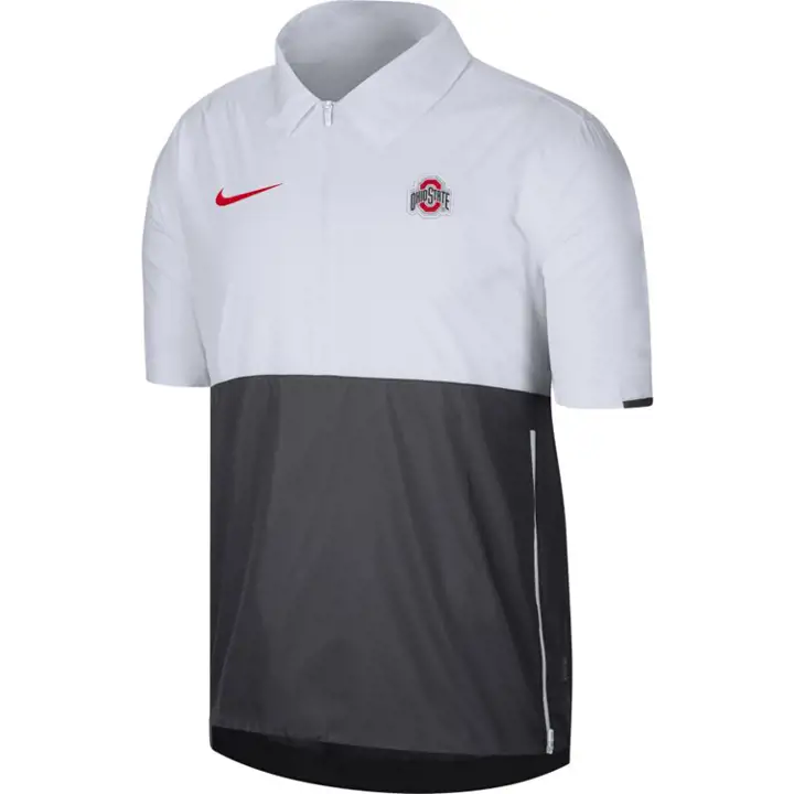 Blouson chaud Ohio State NCAA Entraîneurs 20 blc/gris