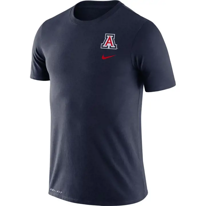 T-shirt Arizona Wildcats NCAA Drifit Coton DNA 20 MARINE