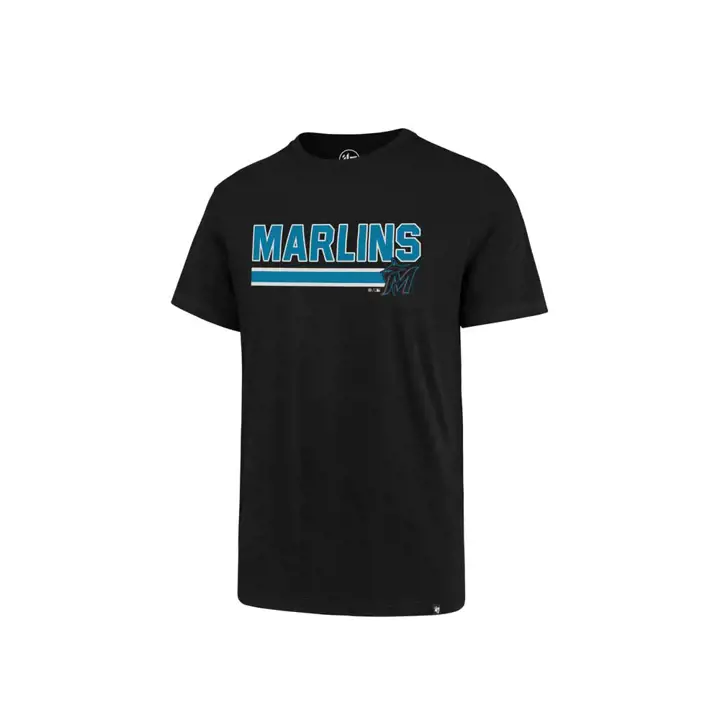 T-shirt Miami Marlins MLB Line Drive noir