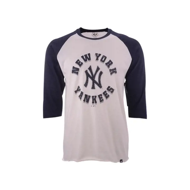 New York Yankees MLB Retrospect Raglan STONE/MARINE