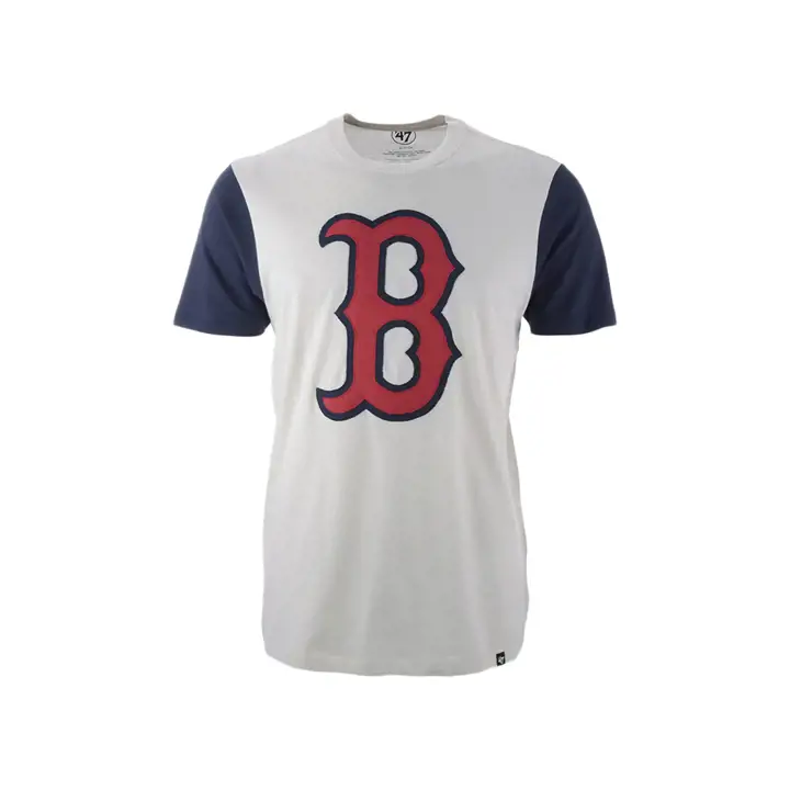 Boston Red Sox MLB Blocked Fieldhouse T-shirt STONE
