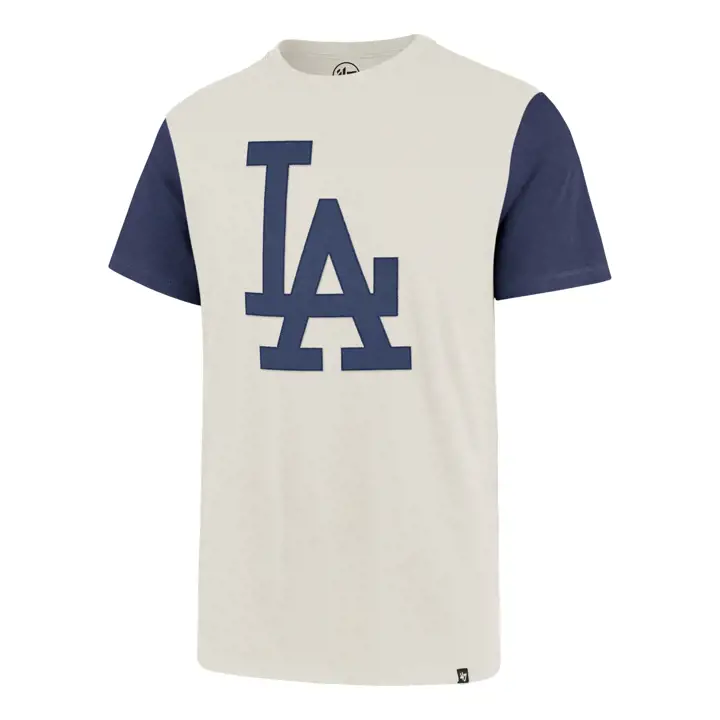 T-shirt Los Angeles Dodgers MLB Blocked Fieldhouse STONE