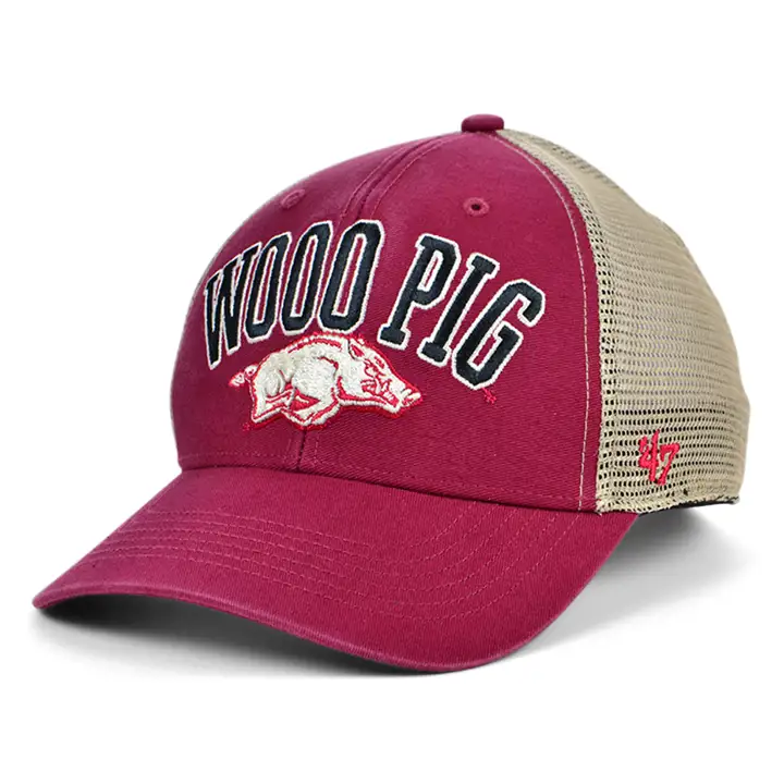 Casquette Trucker Arkansas Razorbacks NCAA Outland cramoisi/kaki