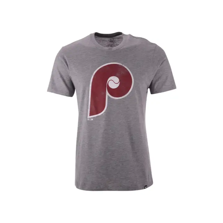 T-shirt avec logo des Phillies de Philadelphie MLB GRY