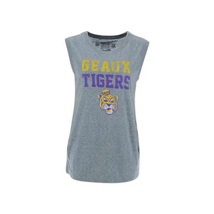 Débardeur Muscle Femme L.S.U. NCAA 19 gris