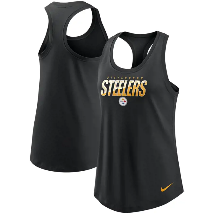 Débardeur dos nageur Pittsburgh Steelers NFL pour femme 20 blk