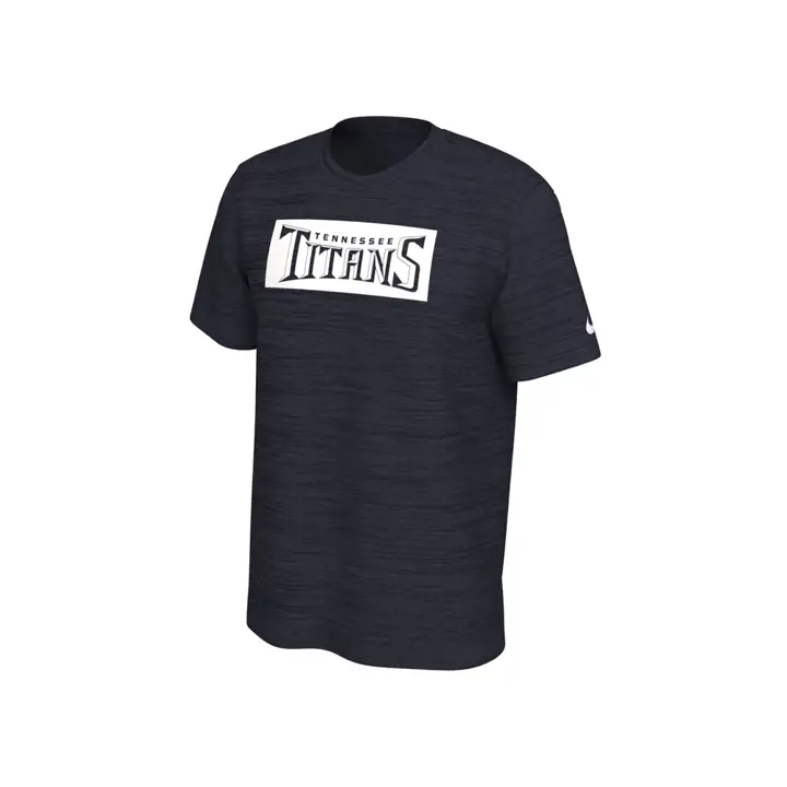 T-shirt d'entraînement Velocity de légende des Titans du Tennessee NFL MARINE
