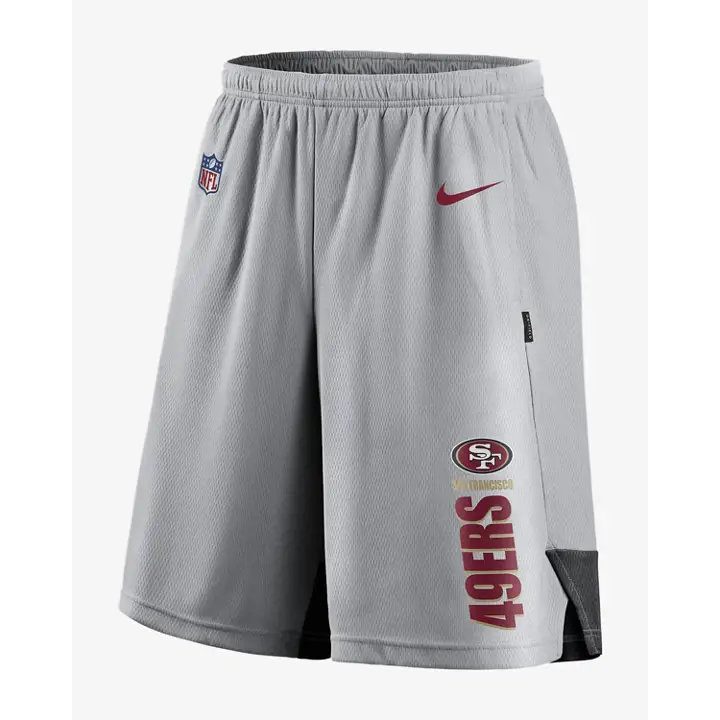 SAN FRANCISCO 49ERS NFL Breathe Short Knit Player GRIS