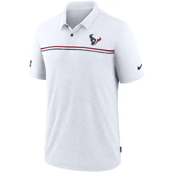 Polo à manches courtes NFL Dri-Fit HOUSTON TEXANS BLANC