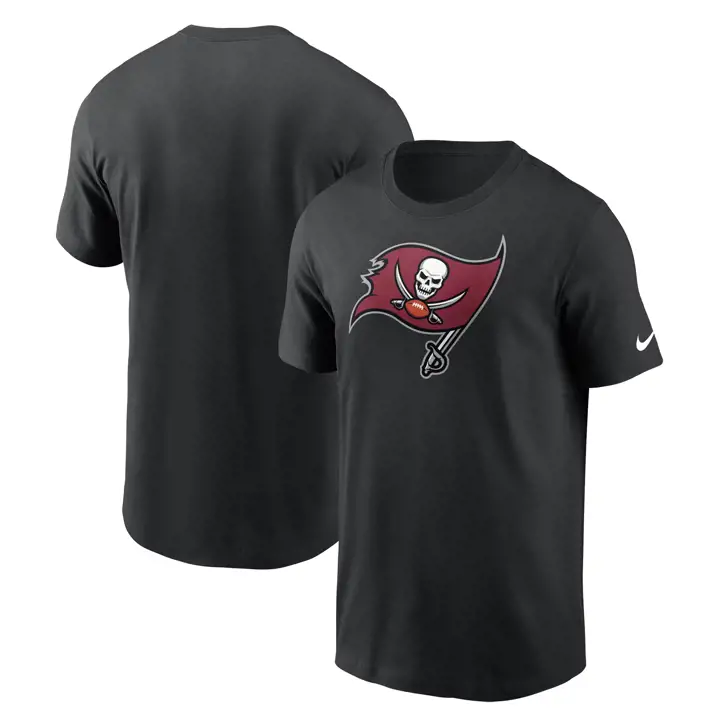 T-shirt essentiel à logo NFL des Buccaneers de Tampa Bay – noir